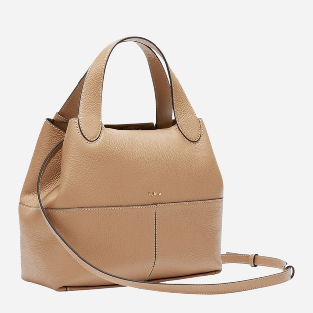Torebka crossbody damska ze skóry naturalnej Furla Primrose WB01707HSF000YU5001007 Beżowa (800070344977) - obraz 2