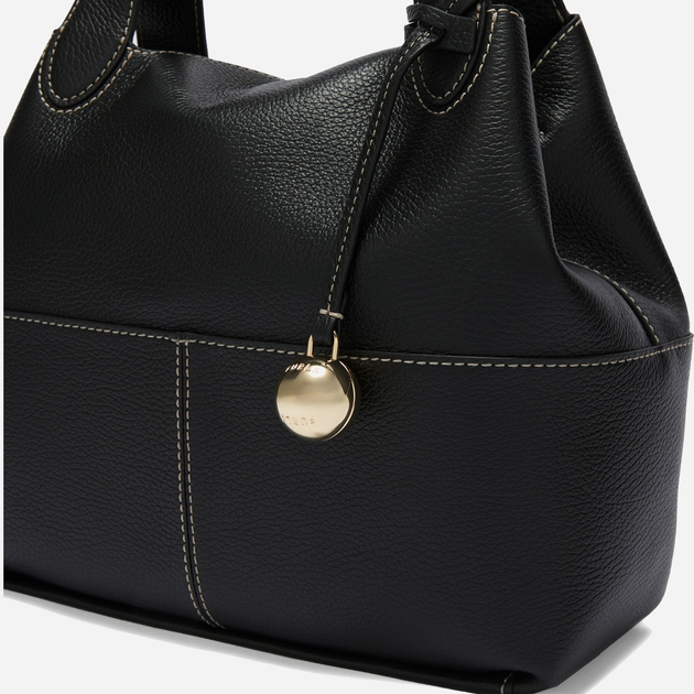 Сумка крос-боді через плече жіноча з натуральної шкіри середня Furla Primrose WB01707HSF000O60001007 Чорна (800070344799) - зображення 4