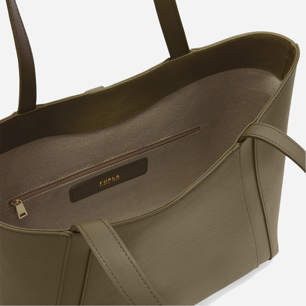 Torebka damska ze skóry naturalnej Furla Goccia WB01788BX33532810S1007 Zielona (800070344814) - obraz 5