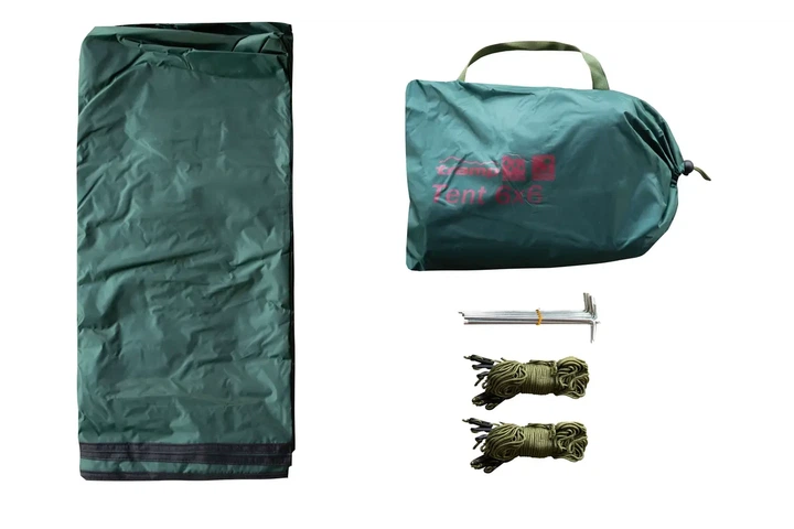 Тент для захисту від опадів та сонця Tramp Tent 6 х 6 green UTRT-103 - изображение 5