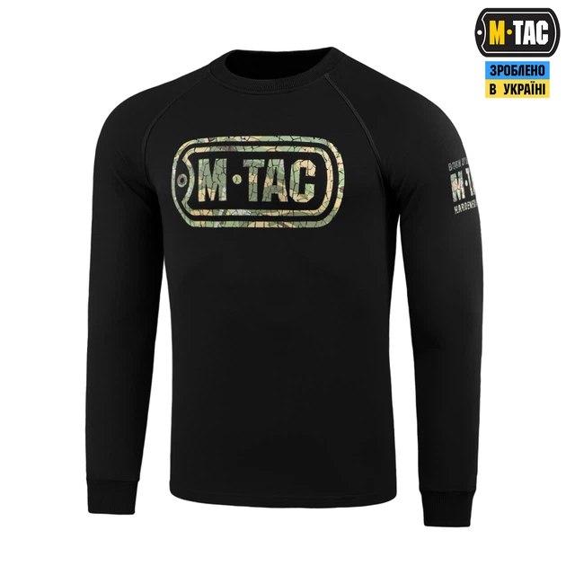Реглан M-Tac Logo Black M 20511002-M - Фото 1 Реглан M-Tac Logo Black M 20511002-M - зображення 1