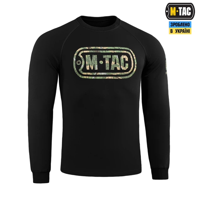 Реглан M-Tac Logo Black M 20511002-M - Фото 3 Реглан M-Tac Logo Black M 20511002-M - зображення 3