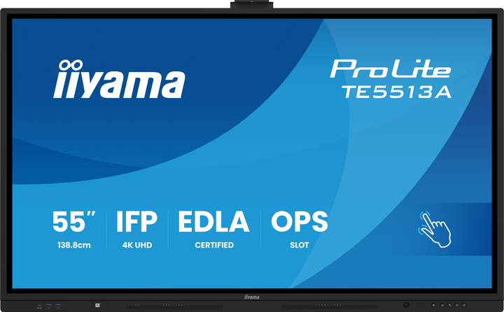 Монітор 55" iiyama ProLite TE5513A-B1AG - зображення 2