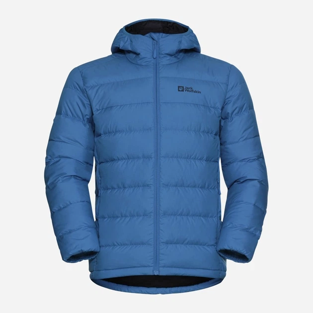 Пуховик зимний короткий мужской Jack Wolfskin Ather Down Hoody M Rds 1207671-8026 2XL Голубой (4064886589710) - изображение 3