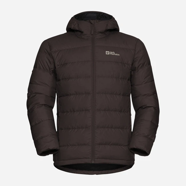 Пуховик зимний короткий мужской Jack Wolfskin Ather Down Hoody M Rds 1207671-D0108 M Коричневый (4064886589413) - изображение 3