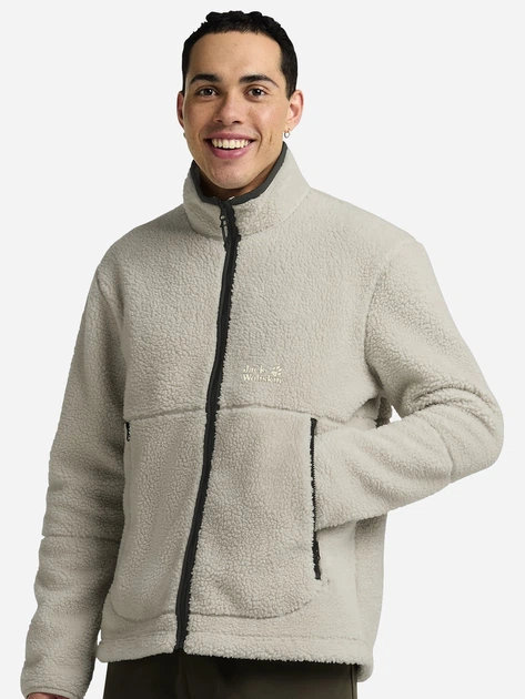 Толстовка Шерпа мужская Jack Wolfskin Stone Lite Jkt M A64997-A0056 2XL Бежевая (4064886546324) - Фото 1 Толстовка Шерпа мужская Jack Wolfskin Stone Lite Jkt M A64997-A0056 2XL Бежевая (4064886546324) - изображение 1