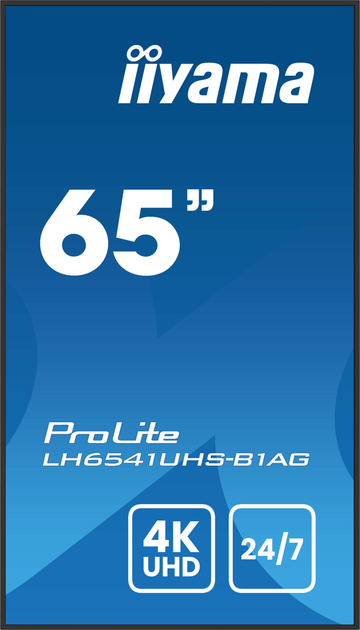 Монітор 65" iiyama ProLite LH6541UHS-B1AG - зображення 2