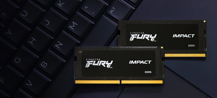 Kingston Пам'ять ноутбука DDR5 16GB 4800 FURY Impact – фото
