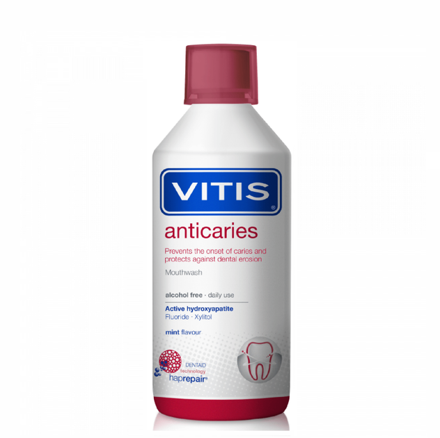 Ополаскиватель VITIS Anticaries с фторм 500 мл - от кариеса и для комплексного уход - изображение 4