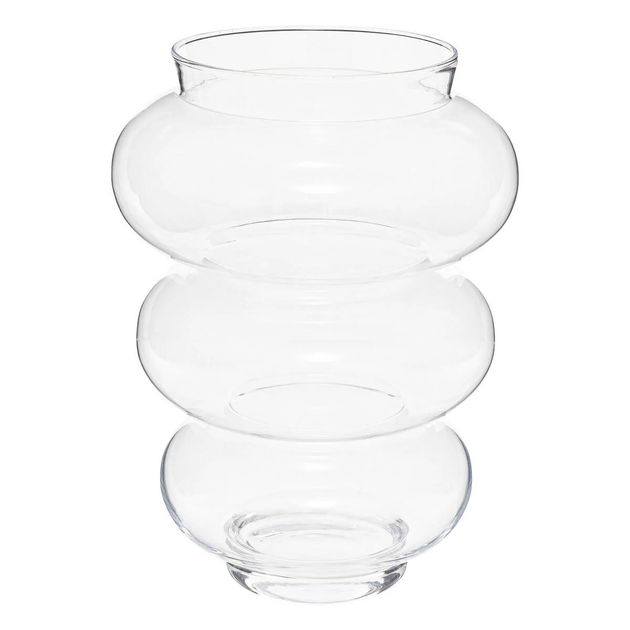 Wazon Atmosphera Matali szklany podwójny bursztynowy 36 cm (3560232998973) - obraz 3