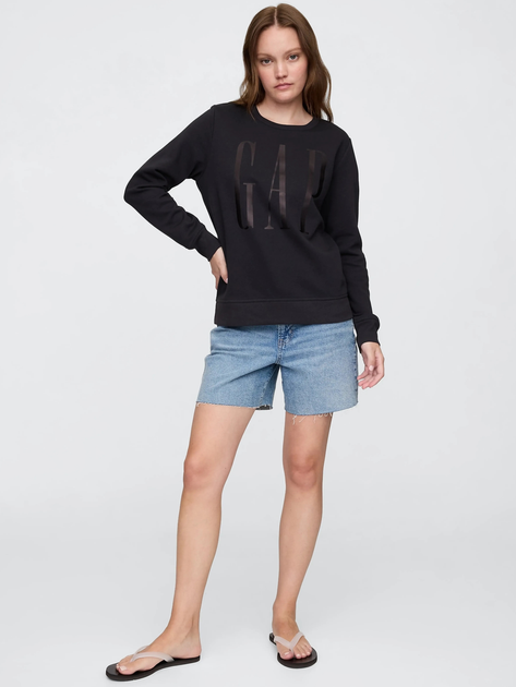 Bluza damska bez kaptura polarowa GAP 800444-08 XS Czarna - obraz 3