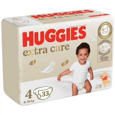 Подгузники Huggies Extra Care Size 4 (8-16 кг) 33 шт (5029053583143) - Фото 8 Подгузники Huggies Extra Care Size 4 (8-16 кг) 33 шт (5029053583143) - изображение 8