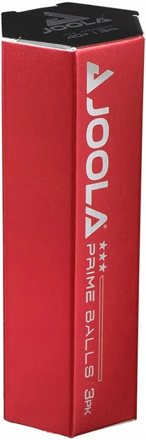 М'ячі для настільного тенісу (3 шт) Joola PRIME 3* 40+ ITTF, white - зображення 2