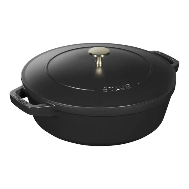 Набор из 2 кастрюль + крышка Staub 24 см черный (40508-383-0) - Фото 5 Набор из 2 кастрюль + крышка Staub 24 см черный (40508-383-0) - изображение 5