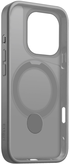 Etui plecki Etteri Matt Mag Ring do Apple iPhone 16 Pro Grey (5906961960351) - obraz 3