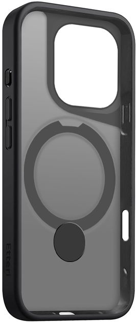 Etui plecki Etteri Matt Mag Ring do Apple iPhone 16 Pro Black (5906961960467) - obraz 3