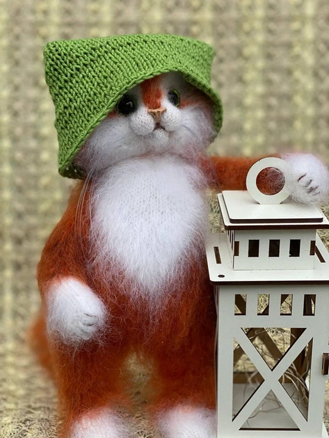Котик з новорічним ліхтарем. - Фото 5 Котик з новорічним ліхтарем. - зображення 5