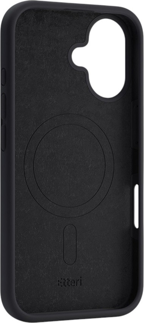 Etui plecki Etteri Silicone Mag do Apple iPhone 16 Black (5907457790070) - obraz 2