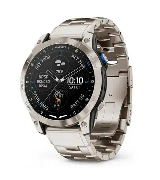 Смарт-годинник Garmin Смарт-часы Garmin D2 Mach 1 с титановым браслетом - Фото 1 Смарт-годинник Garmin Смарт-часы Garmin D2 Mach 1 с титановым браслетом - изображение 1