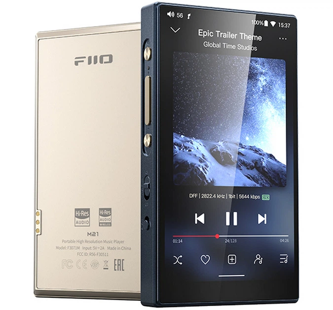 Аудиоплеер FiiO M21 Titanium Gold – фото, отзывы, характеристики в