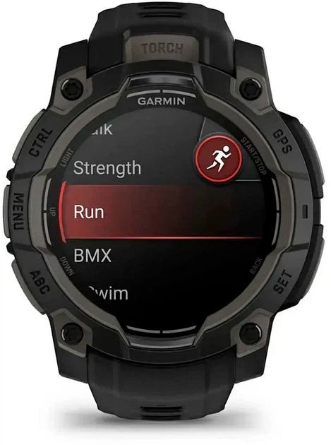 Смарт-часы Garmin Instinct 3 45mm AMOLED Black with Black Band (010-02936-00) - Фото 4 Смарт-часы Garmin Instinct 3 45mm AMOLED Black with Black Band (010-02936-00) - изображение 4