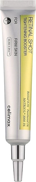 Подтягивающий крем-бустер для лица с ретинолом 15 мл Celimax The Vita A Retinal Shot Tightening Booster - Фото 1 Подтягивающий крем-бустер для лица с ретинолом 15 мл Celimax The Vita A Retinal Shot Tightening Booster - изображение 1