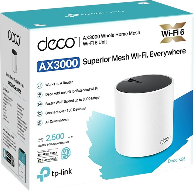 Router TP-LINK Deco X55 (1-pack) - obraz 3