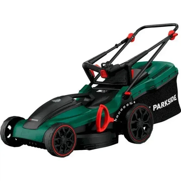 Электрогазонокосилка PARKSIDE PRM 1800 A2 - 1800Вт, 55л - изображение 2