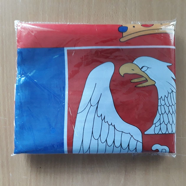 Флаг Сербии 150х90 см, FlagMaster - изображение 2