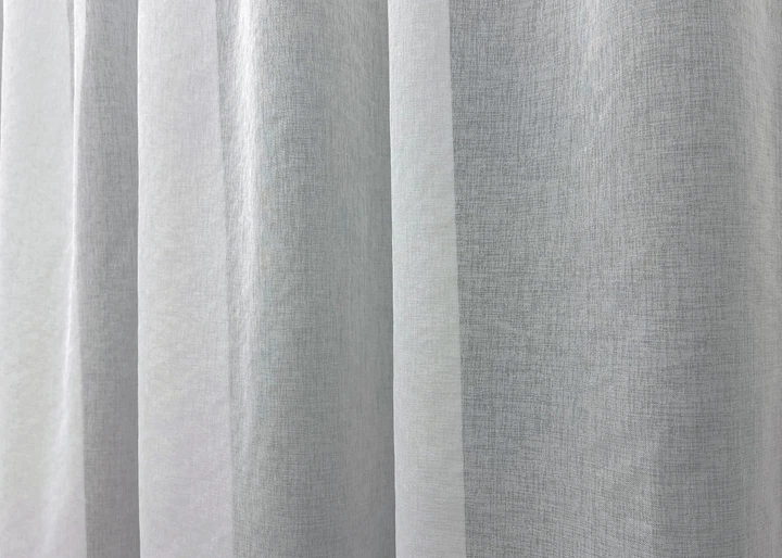 Тюль VR-Textil 1276т Микро-лен однотонный Белый 300х260 см (43-244) - изображение 6