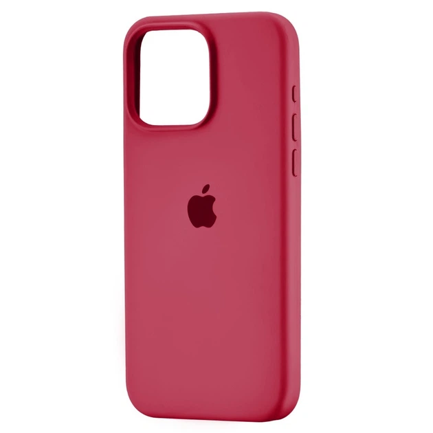 Чехол Fiji Silicone Case для Apple iPhone 13 Pro Max бампер накладка Soft Touch с микрофиброй Rose Red - Фото 1 Чехол Fiji Silicone Case для Apple iPhone 13 Pro Max бампер накладка Soft Touch с микрофиброй Rose Red - изображение 1