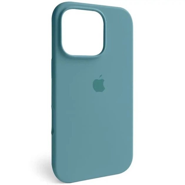 Чехол Fiji Silicone Case для Apple iPhone 16 Pro Max бампер накладка Soft Touch с микрофиброй Cactus - Фото 1 Чехол Fiji Silicone Case для Apple iPhone 16 Pro Max бампер накладка Soft Touch с микрофиброй Cactus - изображение 1