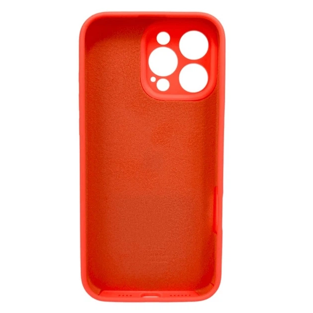 Чехол Fiji Silicone Case Full Camera для Apple iPhone 16 Pro бампер накладка с защитой камеры Coral Pink - изображение 2