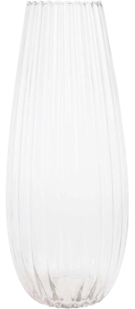 Ваза Home & Styling Collection скляна вузька 20 x 50 см (8721037044424) - зображення 1