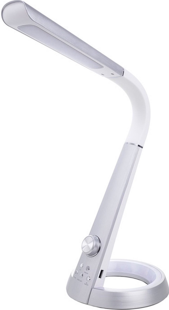 Lampa stołowa Standart Alto BL1063B Srebrna - obraz 1
