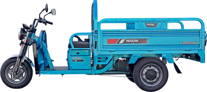 Електроскутер Maxxter CARRIER MAX 1500 Вт Blue - Фото 2 Електроскутер Maxxter CARRIER MAX 1500 Вт Blue - зображення 2