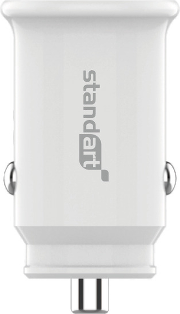 Ładowarka samochodowa Standart USB-A + USB-C 20 W White (GT-ZJ21 White) - obraz 1