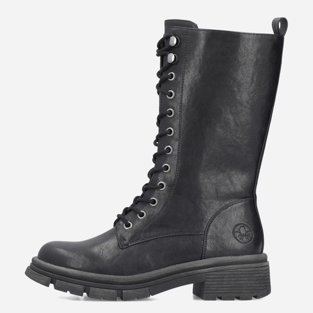Жіночі черевики високі Rieker 91440-00 40 (6.5UK) Чорні (4061811462209) - зображення 1
