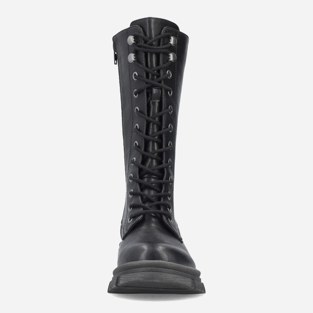 Жіночі черевики високі Rieker 91440-00 39 (6UK) Чорні (4061811462193) - зображення 5
