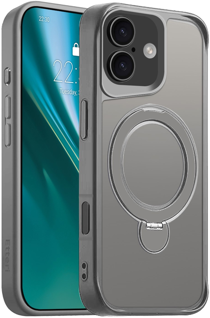 Панель Etteri Matt Mag Ring для Apple iPhone 17 Grey (5907504556819) - зображення 1