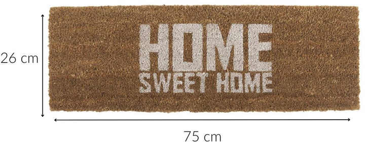Wycieraczka pod drzwi Present Time Home Sweet Home z włókna kokosowego 75 x 26 x 2 cm (8714302595257) - obraz 2