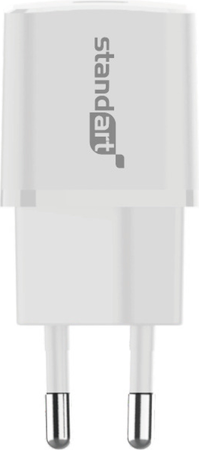 Ładowarka sieciowa Standart USB-C 20 W White (GT-RH21 WHITE) - obraz 1