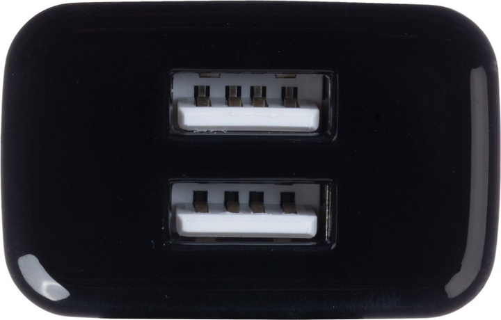 Ładowarka sieciowa Standart 2 x USB-A 2.4 A Black (GT-RJ331 BLACK) - obraz 2
