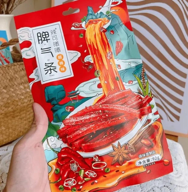 Снек латяо Lakexixi Temper Latiao Extra Spicy Flavor 92г – фото