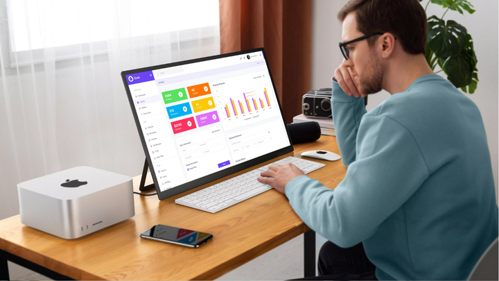 Портативный монитор UPERFECT UMax 22'' 2K Touch BE22BQ 1440P 100% sRGB IPS USB-C - изображение 13