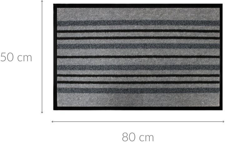 Wycieraczka pod drzwi Douceur d'interieur Piano 50 x 80 cm (3574387415230) - obraz 2