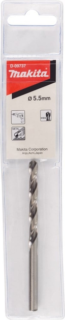 Wiertło Makita HSS-G 5.5 x 93 mm (D-09737) - obraz 1