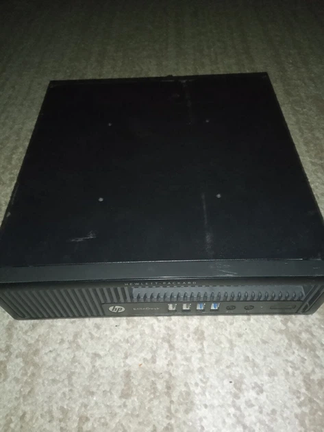 Неттоп Б-класс HP EliteDesk 800 G1 USFF / Intel Core i5-4570S (4 ядра по 2.9 - 3.6 GHz) / 4 GB DDR3 / 60 GB SSD / Intel HD Graphics 4600 / DVD-ROM б/у - изображение 4