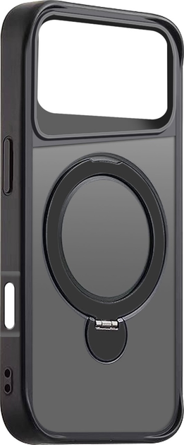 Etui plecki Etteri Matt Mag Ring do Apple iPhone 17 Pro Max Black (5907504556895) - obraz 2