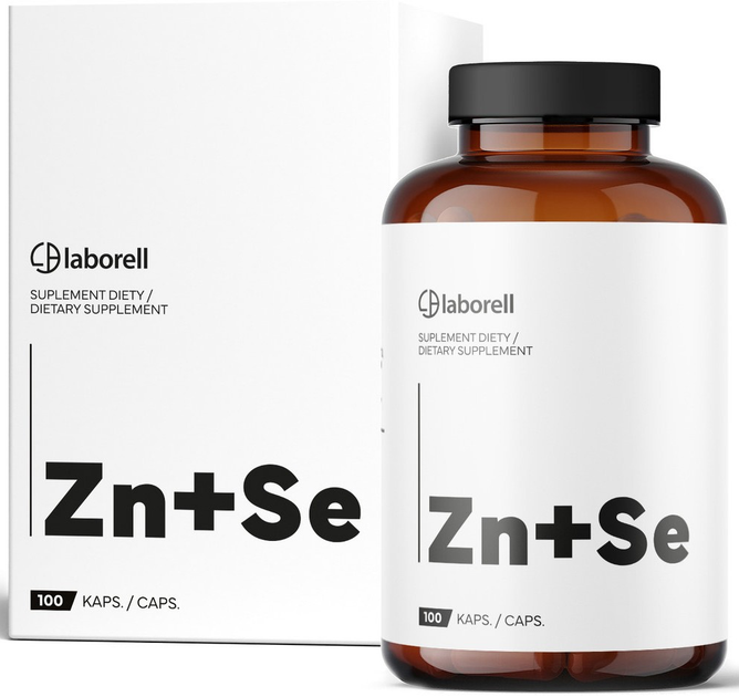 Suplement diety Laborell ZnSe Cynk + Selen 100 kapsułek (5902488010883) - obraz 2